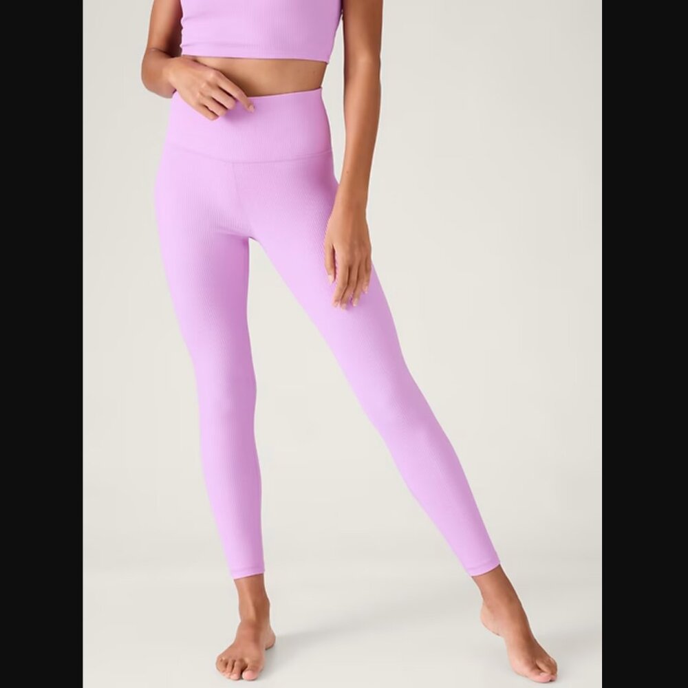 Athleta Elation Ultra High Rise Rib Legging